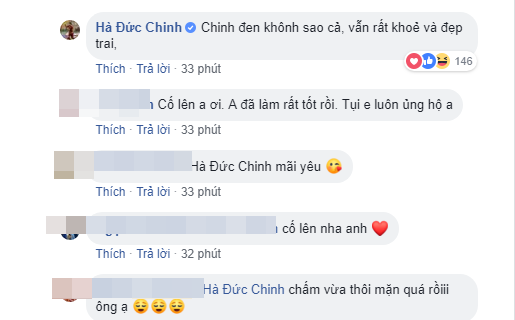 Facebook chính chủ của Hà Đức Chinh liên tục đáp trả chỉ trích của người hâm mộ - Ảnh 4.