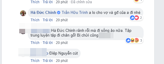 Facebook chính chủ của Hà Đức Chinh liên tục đáp trả chỉ trích của người hâm mộ - Ảnh 5.