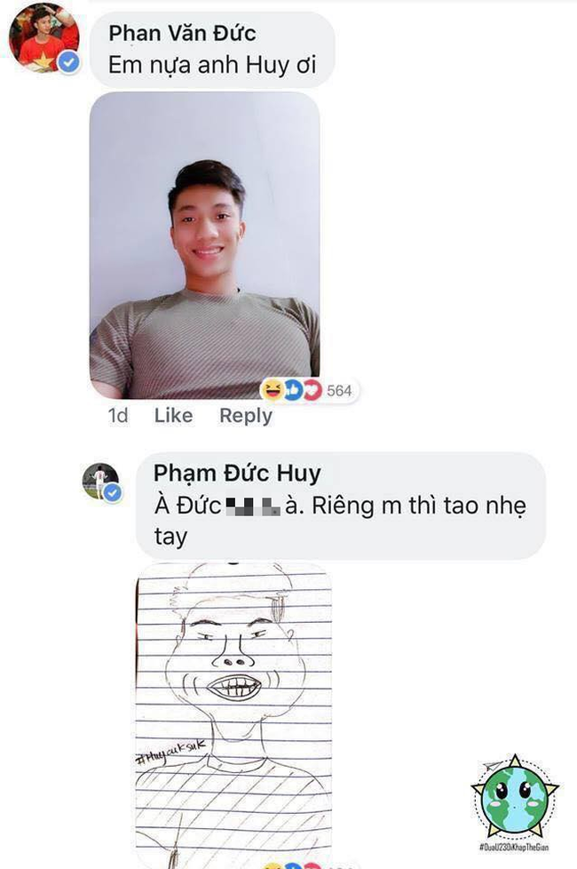 Cười ngặt nghẽo với loạt ảnh Đức Huy trổ tài vẽ đồng đội, trông ai cũng ngã cây y như tranh biếm họa - Ảnh 10. Cười ngặt nghẽo với loạt ảnh Đức Huy trổ tài vẽ đồng đội, trông ai cũng ngã cây y như tranh biếm họa - Ảnh 10.