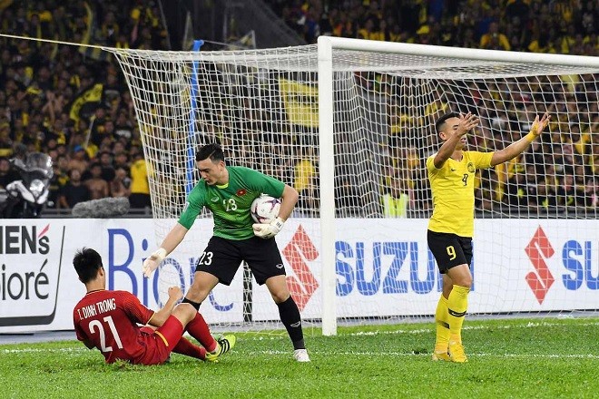 Bùi Tiến Dũng có thay thế Đặng Văn Lâm trong trận chung kết lượt về AFF Cup 2018? - Ảnh 1.