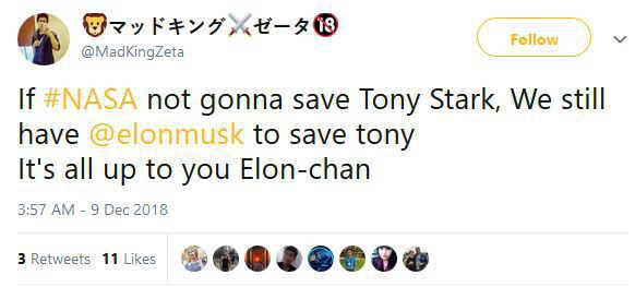 Hết kiên nhẫn với NASA, cư dân mạng chuyển sang đòi Elon Musk phóng tàu vũ trụ cứu Iron Man về Trái Đất - Ảnh 4.