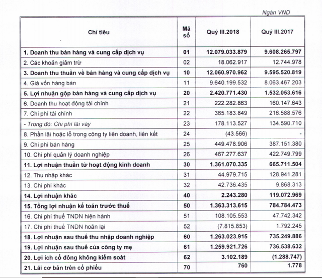  9 tháng đầu năm, Thaco báo lãi ròng 4.263 tỷ đồng, mảng bất động sản quý 3 tăng trưởng mạnh mẽ  - Ảnh 1.