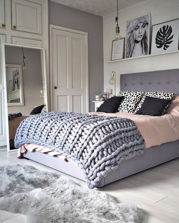 Những không gian phòng ngủ đẹp quyến rũ với gam màu xám không thể ...