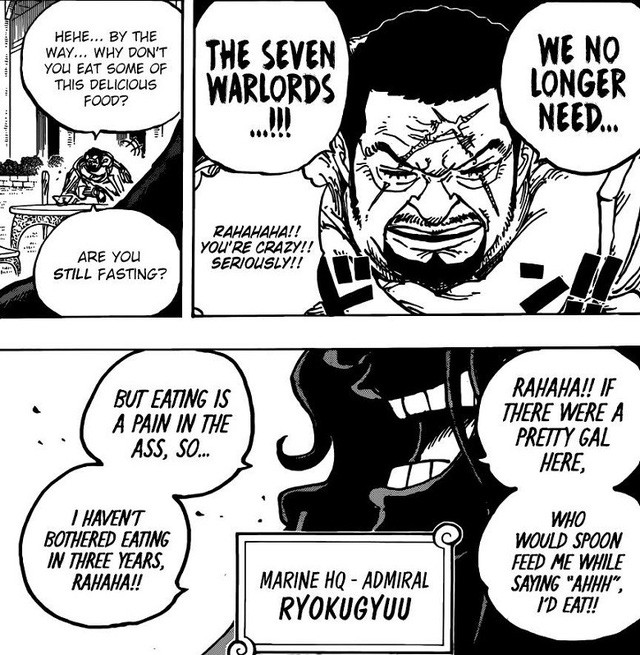One Piece: Bí mật về trái ác quỷ và xuất thân của Đô Đốc Bò Xanh Ryokugyu - Ảnh 1.