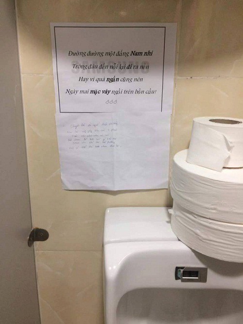 Tuyển tập những biển báo khó đỡ trong nhà vệ sinh, cái đầu tiên sai hết ý đồ của người viết - Ảnh 3.