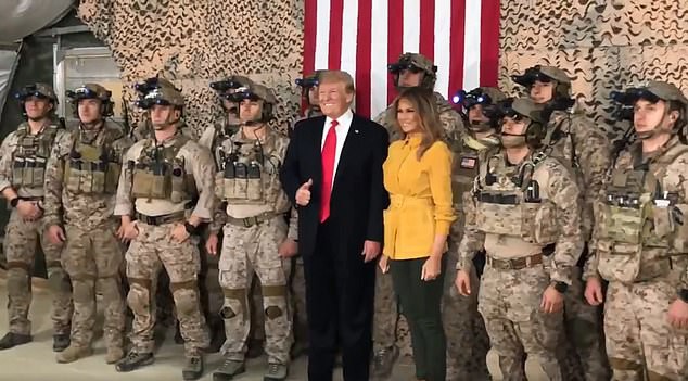 Thăm căn cứ Mỹ tại Iraq, ông Trump tiện thể tiết lộ thông tin tình báo tuyệt mật cho cả thế giới biết - Ảnh 2.