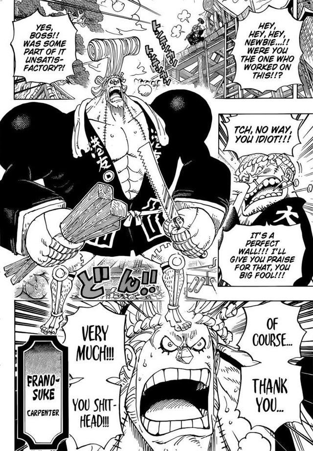 One Piece 929: Zoro trở lại, Sanji và Law đụng độ 2 quái nhân Khủng Long - Ảnh 1.