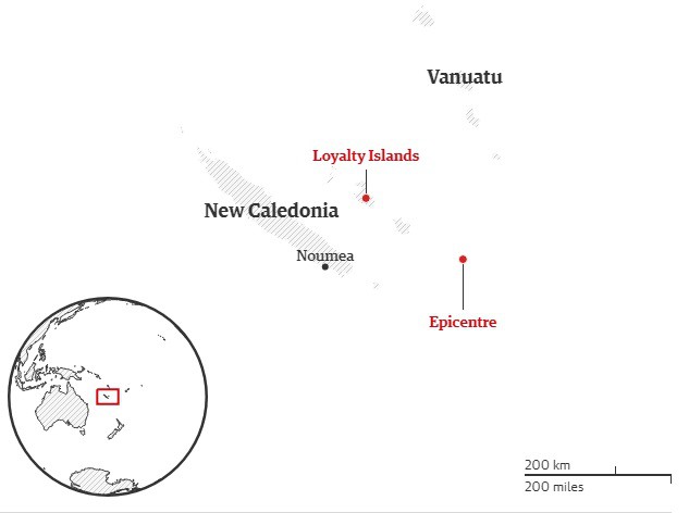 Động đất 7,6 độ Richter, cảnh báo sóng thần cao 3 m ở New Caledonia - Ảnh 1.