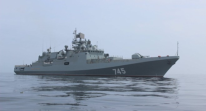 [ẢNH] Dàn tàu chiến cực mạnh của Hạm đội Biển Đen sẵn sàng đón tiếp hải quân NATO - Ảnh 7.