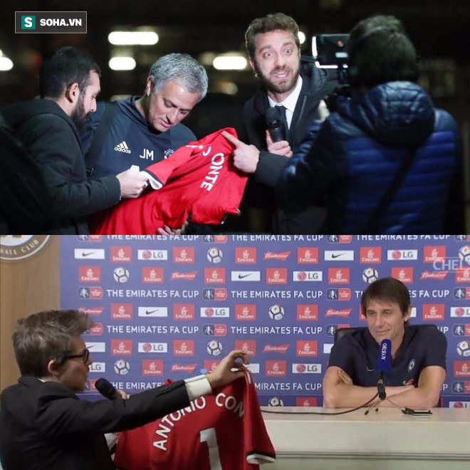 HLV Conte cạn lời với món quà quý Mourinho đích thân ký tặng - Ảnh 2.