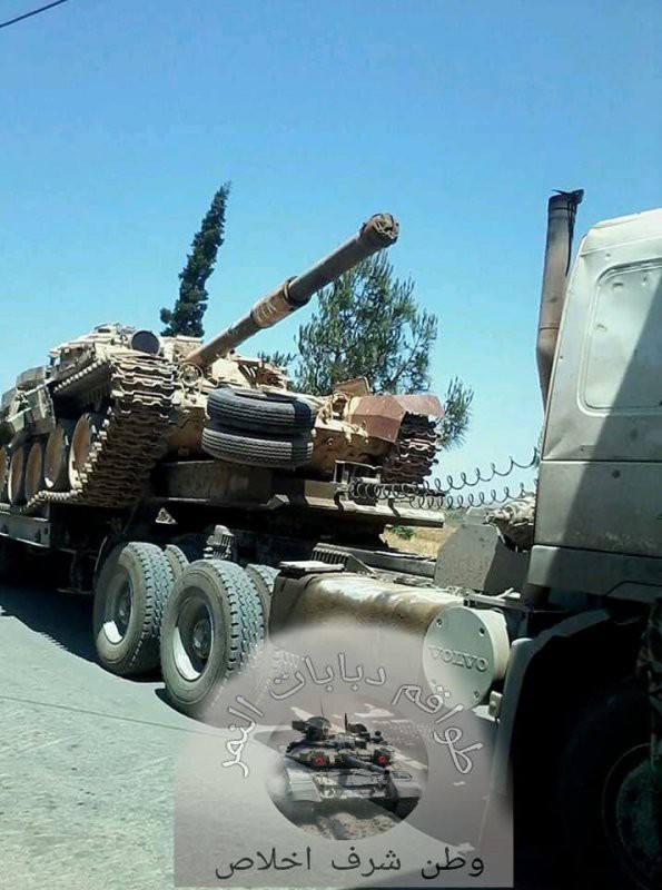 Đặc nhiệm Tiger rầm rầm kéo về đông Damascus: Lần đầu tiên xe tăng T-90 ồ ạt xung trận - Ảnh 3.