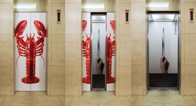 14 áp phích quảng cáo sáng tạo trên các thang máy của tòa nhà cao tầng - Ảnh 10.