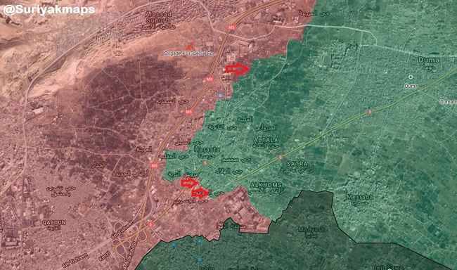 Nga giội bom, quân đội Syria tiến đánh sào huyệt thánh chiến Đông Ghouta - Ảnh 1.