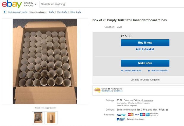 Lõi giấy vệ sinh đang là hàng hot trên eBay nhưng có ai biết người ta mua về làm gì không? - Ảnh 7.