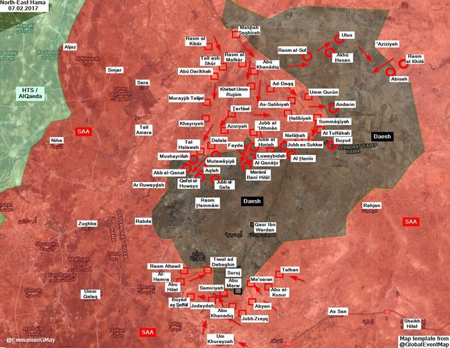 “Hổ Syria” ồ ạt càn quét IS ở Hama, giải phóng hơn 80% địa bàn phiến quân - Ảnh 1.