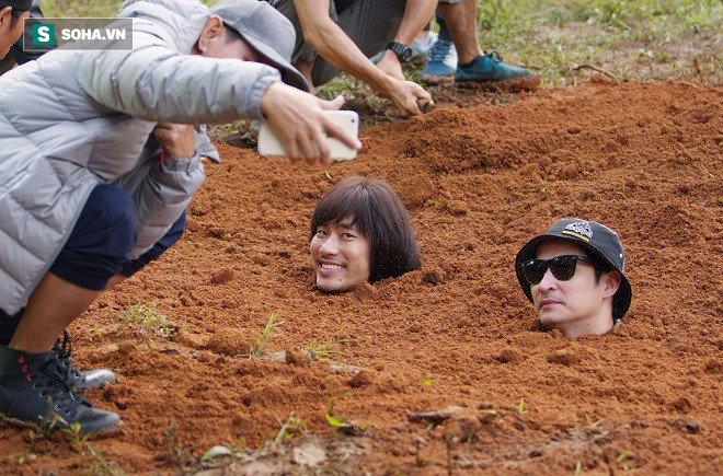 Huy Khánh, Kiều Minh Tuấn bị chôn sống trên phim trường Lật mặt 3 - Ảnh 4.