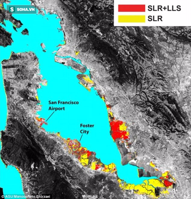 Thung lũng Silicon có thể chìm nghỉm, nhiều khu vực của San Francisco gặp rắc rối lớn - Ảnh 1.