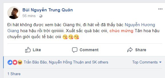 Sao Việt đồng loạt gửi lời chúc mừng Hương Giang đăng quang Hoa hậu Chuyển giới Quốc tế - Ảnh 10.