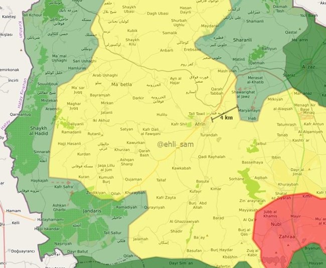 Quân Thổ Nhĩ Kỳ sắp đè bẹp Afrin, người Kurd Syria nguy ngập - Ảnh 1.