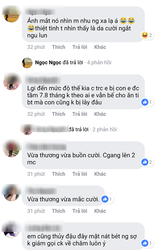 Vừa thương vừa buồn cười cảnh mẹ bị thủy đậu trùm áo mưa kín người, bịt khẩu trang như ninja vẫn ôm con vào lòng cho ti - Ảnh 3.