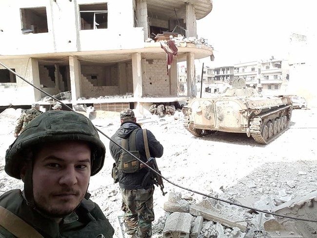 “Hổ Syria” xung trận chiếm thị trấn chiến lược ở Đông Ghouta sau hai ngày giao chiến sinh tử - Ảnh 8.