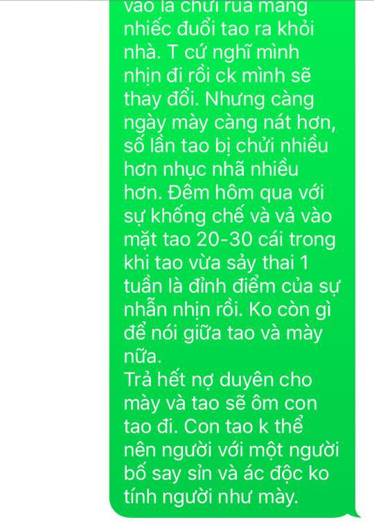 Vừa sảy thai 1 tuần, người vợ này chẳng những không được an ủi mà còn bị chồng tát bật máu trước mặt con nhỏ - Ảnh 4.