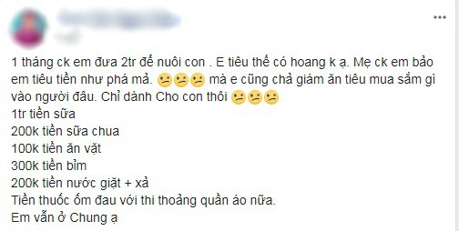 Chồng đưa mỗi tháng 2 triệu, vợ dồn cả nuôi con chẳng dư đồng nào còn bị mẹ chồng chê hoang - Ảnh 1.