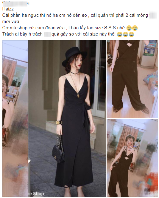 Đặt mua váy hot girl trên mạng, cô gái cao gần 1m6 kêu trời vì được ship cho bao tải, ngực tụt đến tận eo  - Ảnh 1.