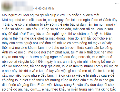 Con dâu sảy thai, mẹ chồng không an ủi còn buông lời cay đắng: do ăn ở - Ảnh 1.