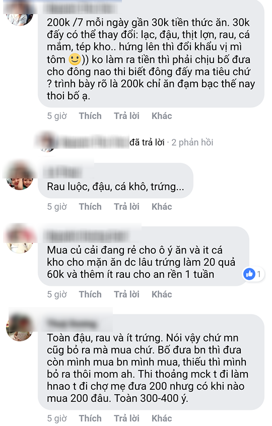 Nàng dâu than bố chồng đưa 200k để cả nhà 4 người ăn 1 tuần, bữa nào cũng phải có thịt, chị em gợi ý thực đơn hấp dẫn - Ảnh 4.