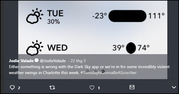 Mỹ: Dân tình hoảng hốt vì app thời tiết nổi tiếng tự nhiên báo nhiệt độ lạnh gấp đôi Bắc Cực - Ảnh 3.
