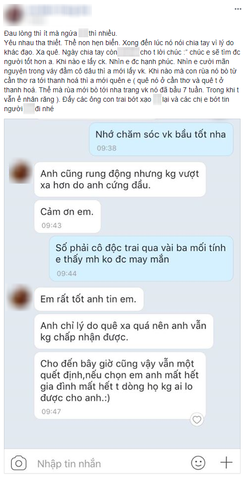 Thêm 1 câu chuyện con rùa bò chưa được nửa đường, anh đã có vợ mang bầu 7 tuần - Ảnh 1.