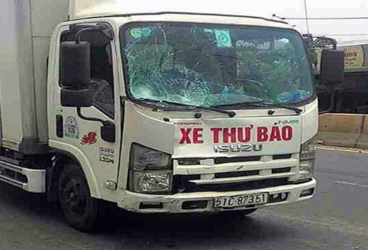 Xe tải thư báo tông tử vong hai vợ chồng già - Ảnh 1.