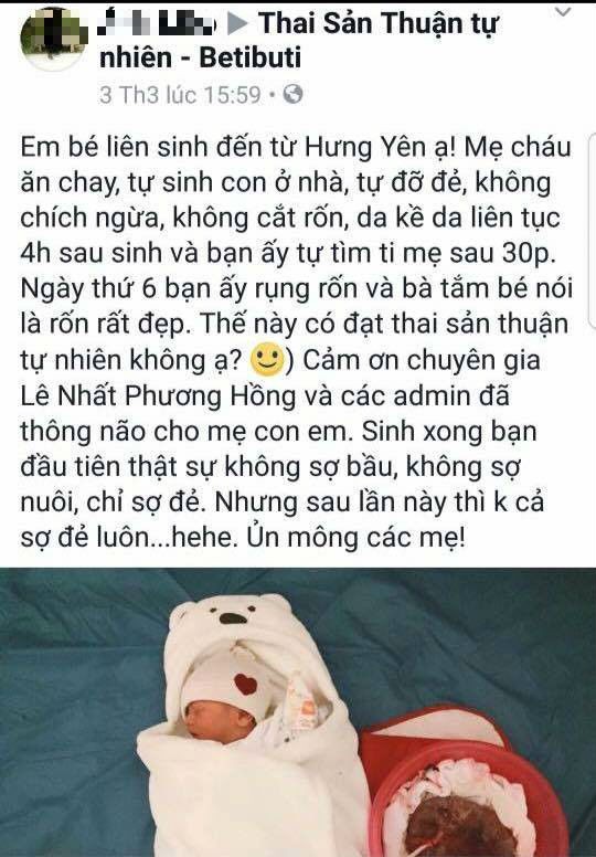 Bà mẹ khoe thành tích sinh con thuận tự nhiên, bác sĩ thốt lên Nguy hiểm quá! - Ảnh 1.