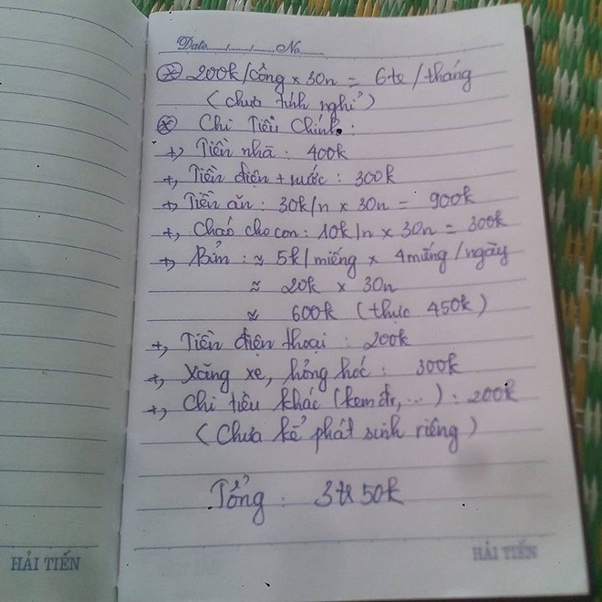  Tổng thu nhập chỉ vỏn vẹn 6 triệu, phải đi thuê nhà, mẹ 9X vẫn chi tiêu ngon lành cho 3 người, còn để dư được 3 triệu/tháng  - Ảnh 3.