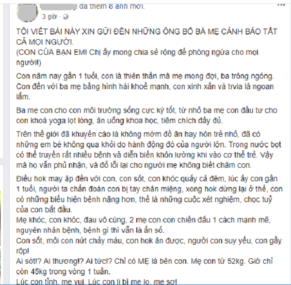 Con bị viêm màng não, bố mẹ bất ngờ vì nguyên nhân từ thói quen khi gặp trẻ của người lớn - Ảnh 1.