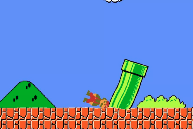 Super Mario trở thành một thí nghiệm vật lý siêu thực trong game trình duyệt miễn phí này - Ảnh 1.