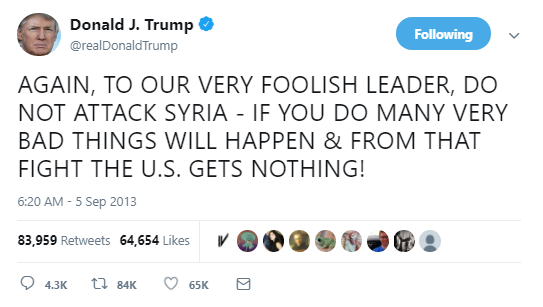 Những tuyên bố gây rối trí về Syria trên Twitter của ông Trump - Ảnh 3.