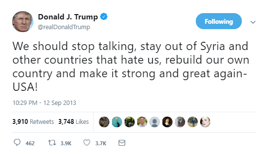 Những tuyên bố gây rối trí về Syria trên Twitter của ông Trump - Ảnh 4.