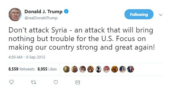 Những tuyên bố gây rối trí về Syria trên Twitter của ông Trump - Ảnh 5.