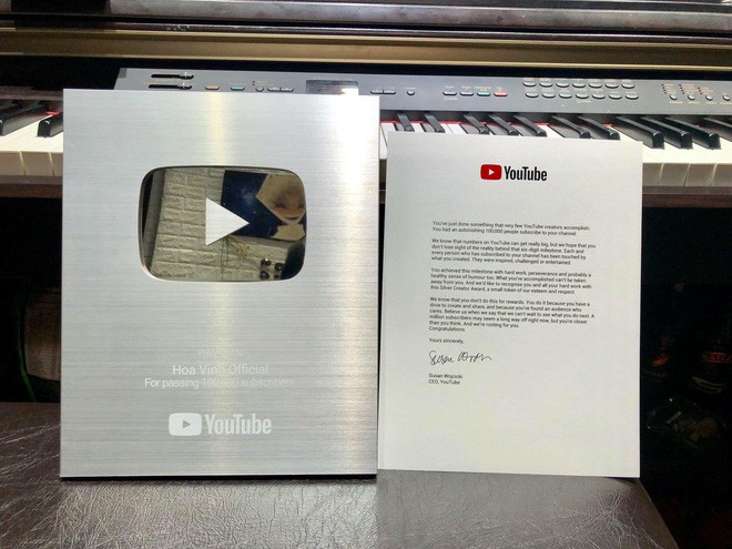 Hoa Vinh khoe được Youtube trao nút bạc, clip khủng nhất có gần 10 triệu lượt xem - Ảnh 3.