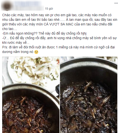  Được nấu cho món cá vượt sa mạc, anh trai thở dài đòi gả em gái đi xa vì: Cứ ngỡ cả đại dương nằm trong đó!  - Ảnh 1.