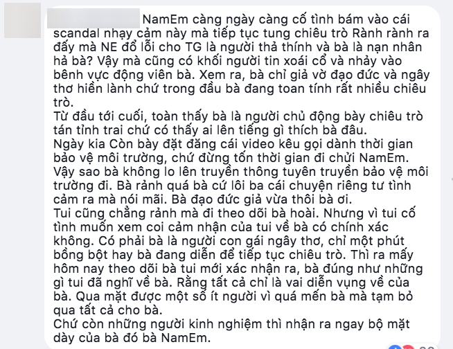 Ca khúc mới của Nam Em bị cho là hát về Trường Giang, nhiều khán giả lên tiếng bất bình - Ảnh 3.