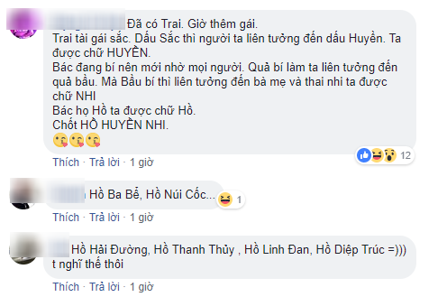  Siêu âm trai, đến khi vợ đẻ lại ra gái, ông bố họ Hồ đăng đàn nhờ dân mạng cứu trợ đặt tên  - Ảnh 4.