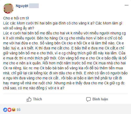  Bị mắng là ngu khi để mẹ chồng bán vàng cưới, nhưng lời nàng dâu trẻ đáp trả khiến ai nấy sững sờ  - Ảnh 1.