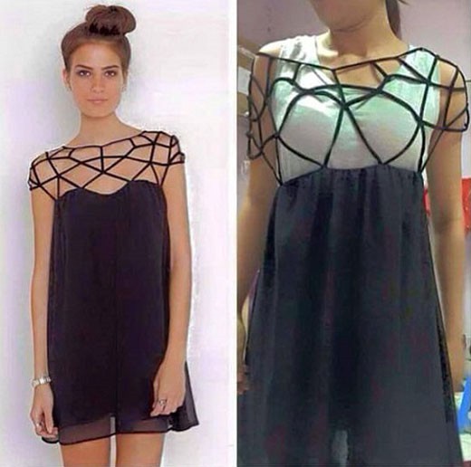 Cô gái mua váy online, cứ tưởng xinh đẹp mỏng manh như hot girl ai ngờ trông như khúc giò ngộp thở - Ảnh 10. Cô gái mua váy online, cứ tưởng xinh đẹp mỏng manh như hot girl ai ngờ trông như khúc giò ngộp thở - Ảnh 10.