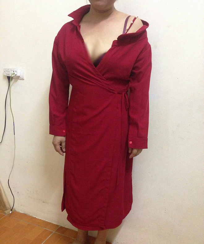 Cô gái mua váy online, cứ tưởng xinh đẹp mỏng manh như hot girl ai ngờ trông như khúc giò ngộp thở - Ảnh 3. Cô gái mua váy online, cứ tưởng xinh đẹp mỏng manh như hot girl ai ngờ trông như khúc giò ngộp thở - Ảnh 3.