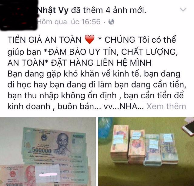 Bỏ ra hơn 4 tỷ mua 18 tỷ đồng tiền giả, quý bà ngậm quả đắng - Ảnh 1.