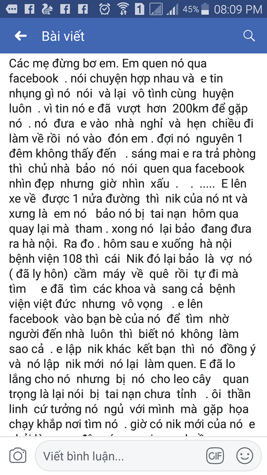  Vượt 200km để đi nhà nghỉ với bạn trai quen qua mạng, cô nàng vừa bị chê xấu vừa bị cho leo cây nhiều lần  - Ảnh 1.