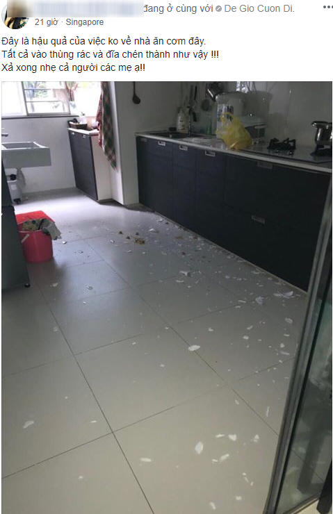 Chồng không về ăn cơm, vợ nổi giận đập hết bát đĩa - hình ảnh khiến hội chị em tranh cãi gay gắt - Ảnh 1.